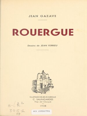 cover image of Rouergue
